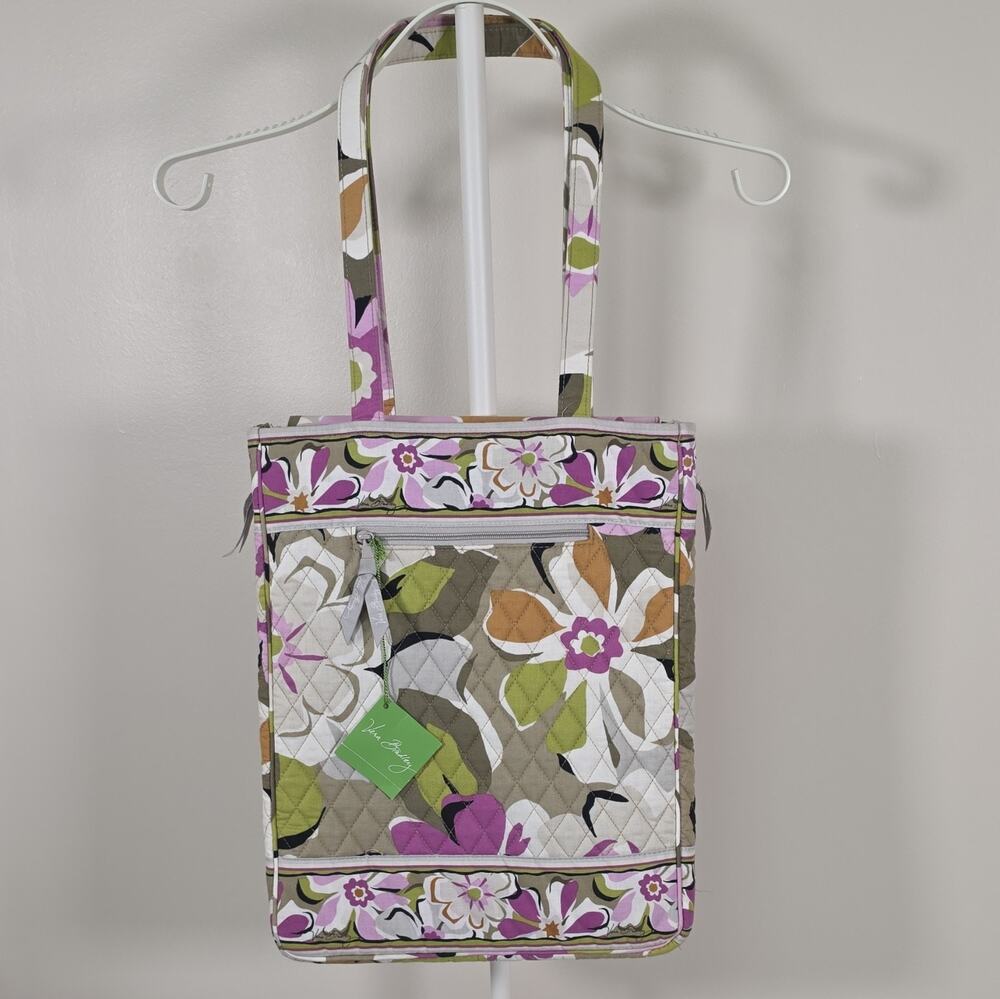 Vera Bradley Portobello Road Laptop Travel Tote Bag NWT Floral $88 MSRP